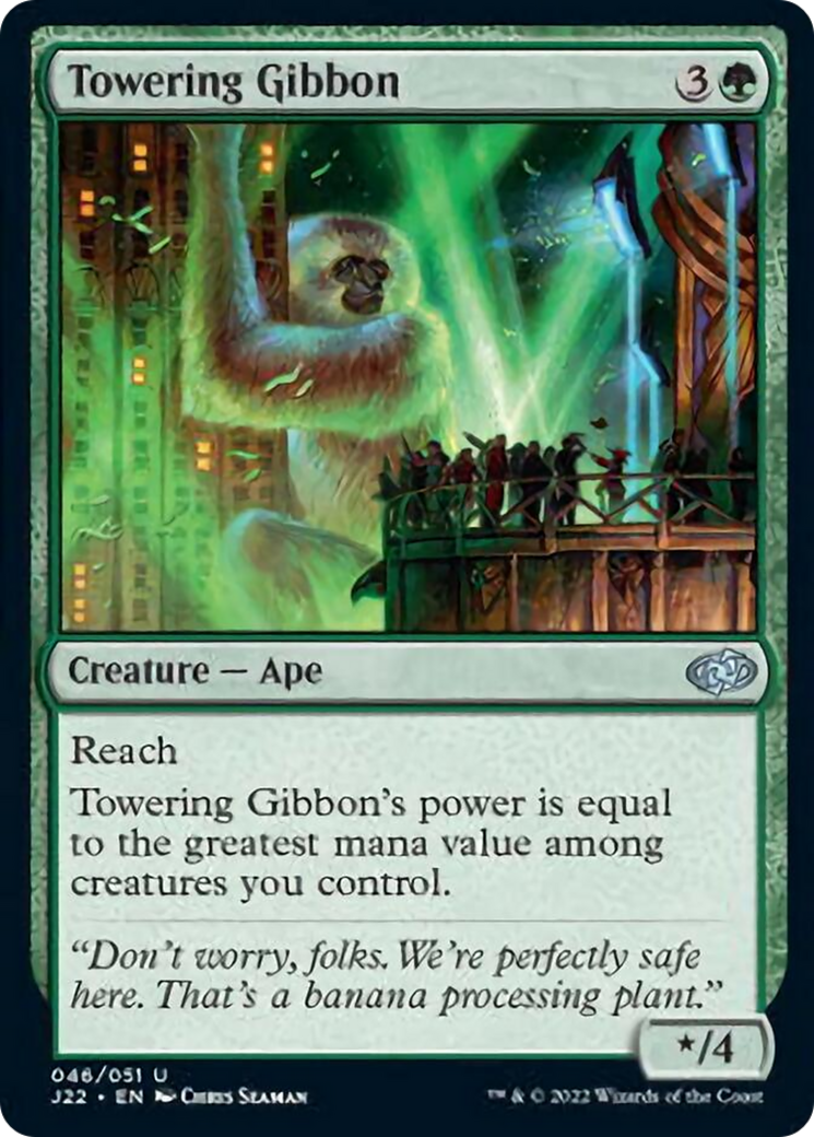 Towering Gibbon Card Image