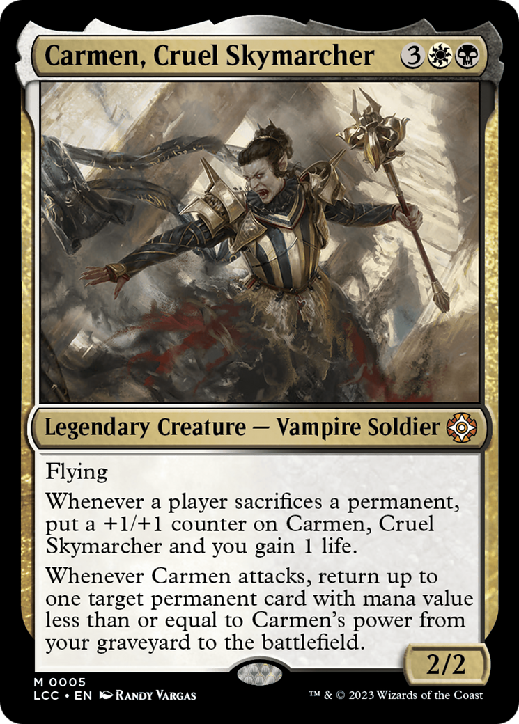 Carmen, Cruel Skymarcher Card Image