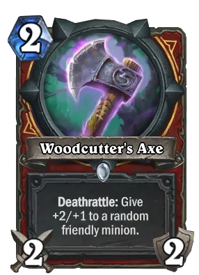 Woodcutter's Axe Card Image