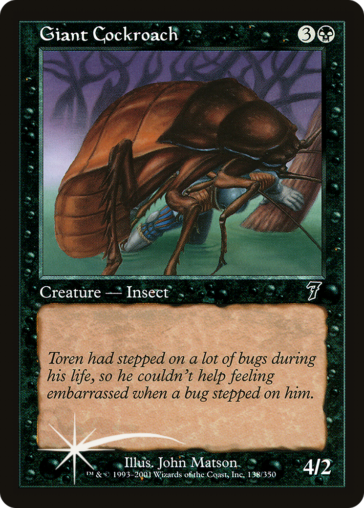 Giant Cockroach Card Image