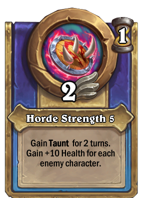 Horde Strength {0} Card Image