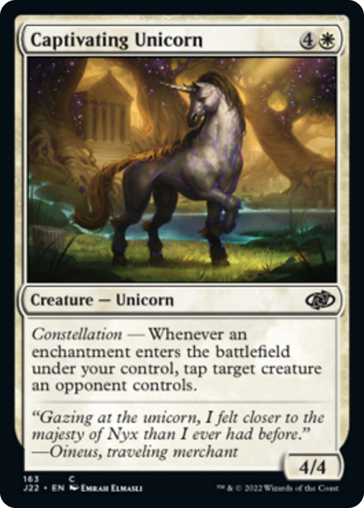 Captivating Unicorn Card Image