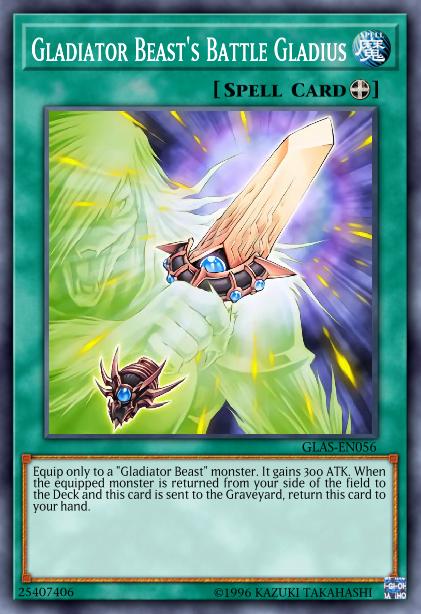 Gladiator Beast's Battle Gladius Card Image