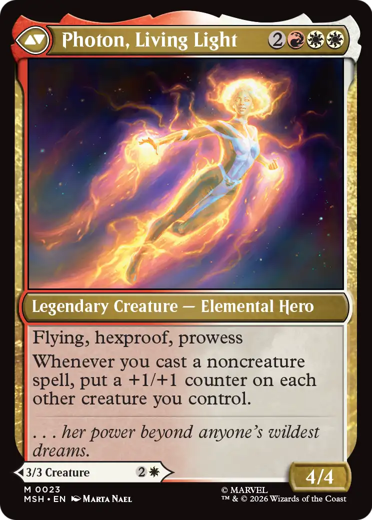 Photon, Living Light Magic: The Gathering card