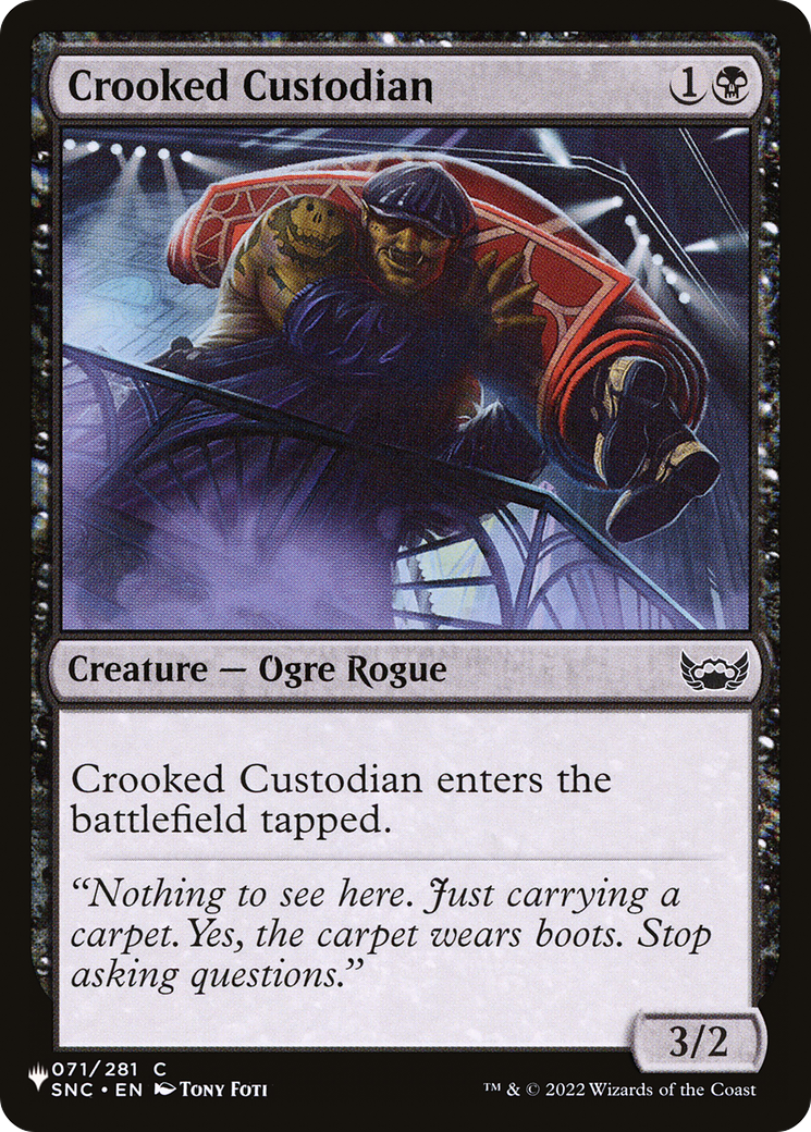 Crooked Custodian Card Image