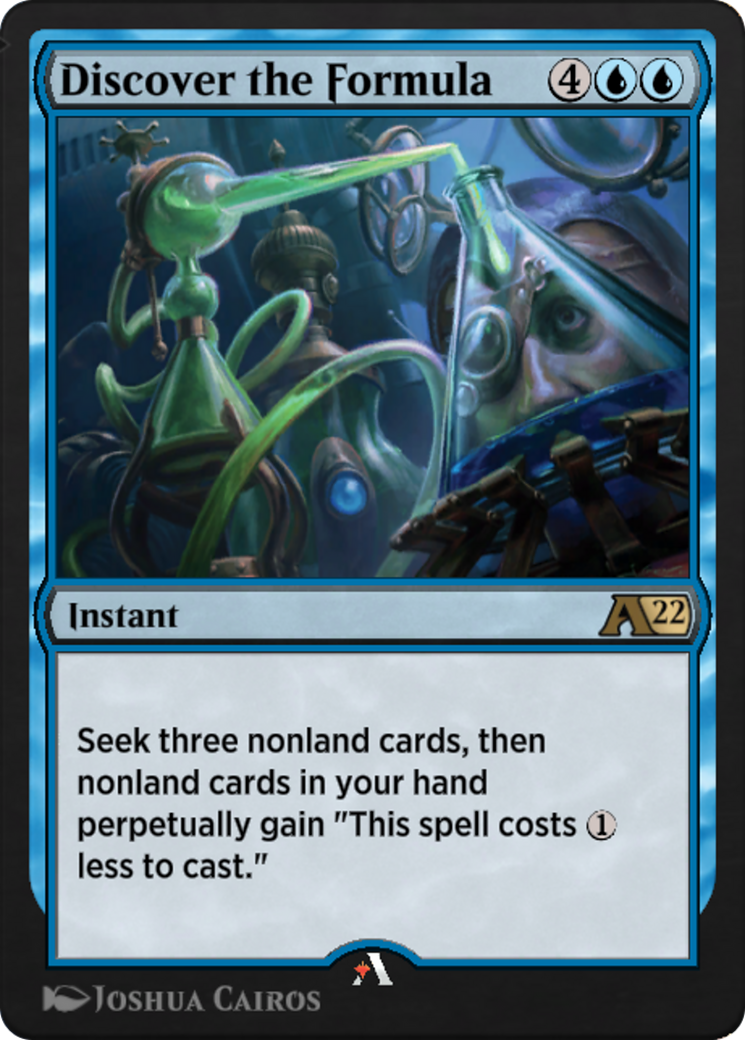 Discover the Formula Card Image