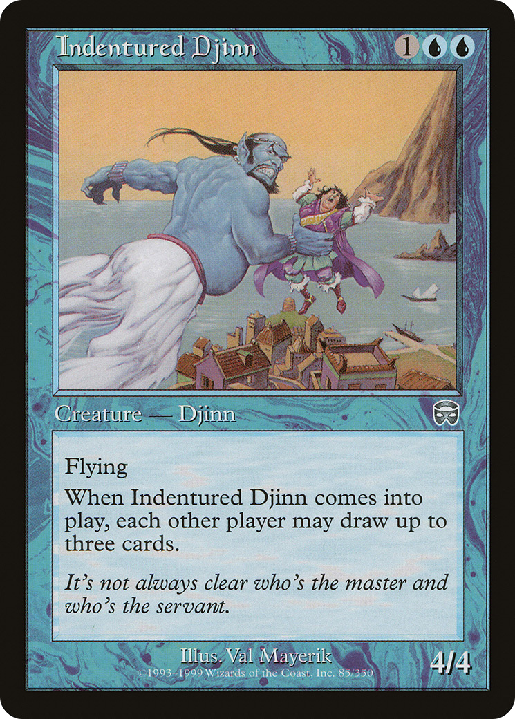 Indentured Djinn Card Image