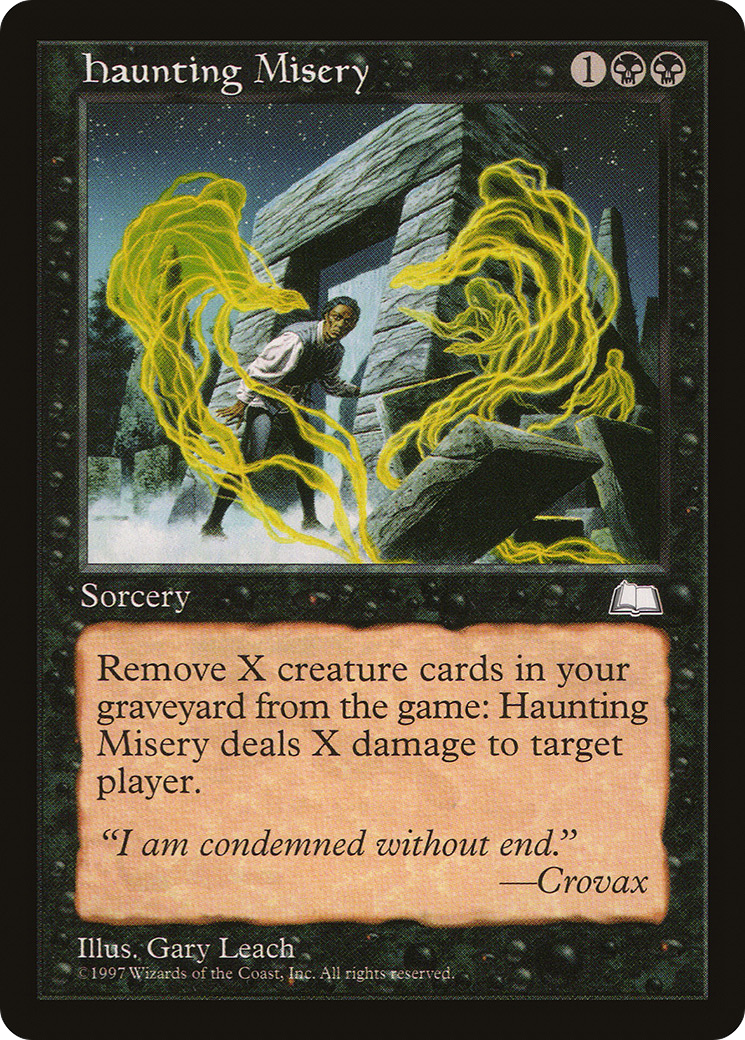 Haunting Misery Card Image