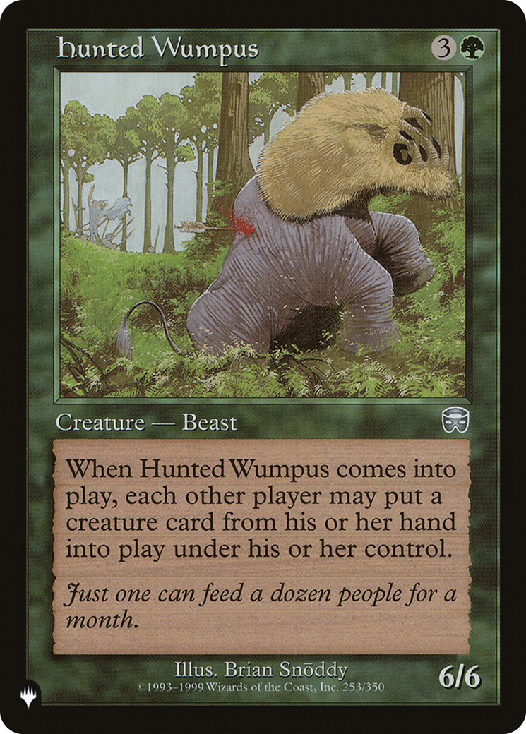 Hunted Wumpus Card Image