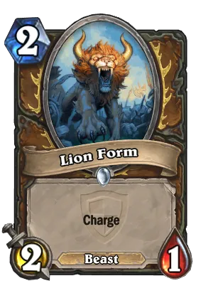 Lion Form Card Image