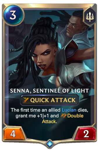 Senna, Sentinel of Light Card Image