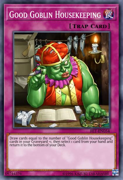 Good Goblin Housekeeping Card Image