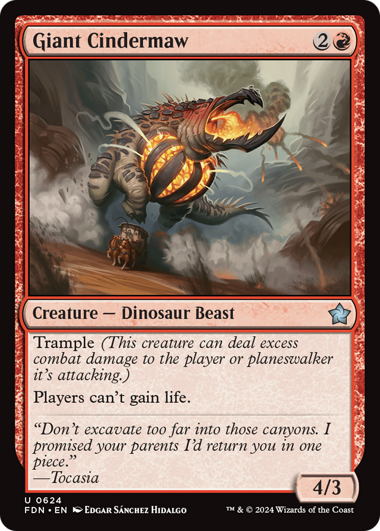 Giant Cindermaw Card Image