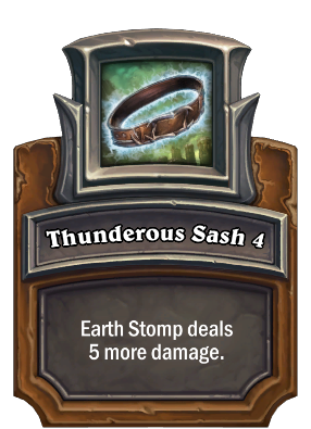 Thunderous Sash {0} Card Image