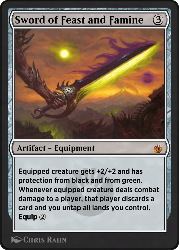 Sword of Feast and Famine Card Image