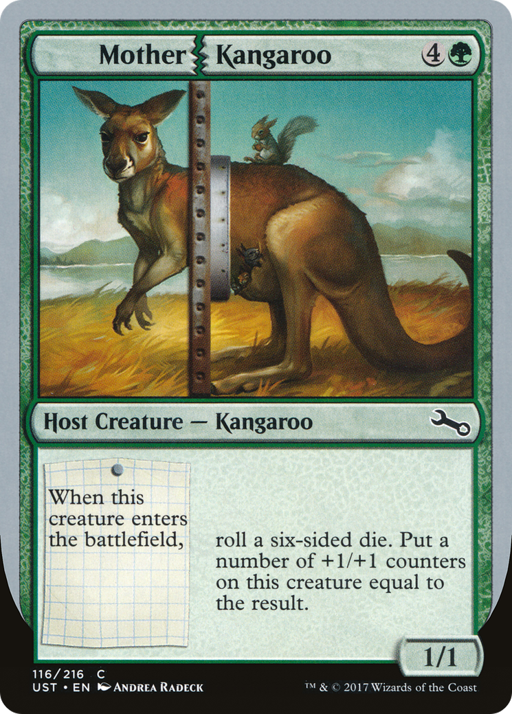 Mother Kangaroo Card Image