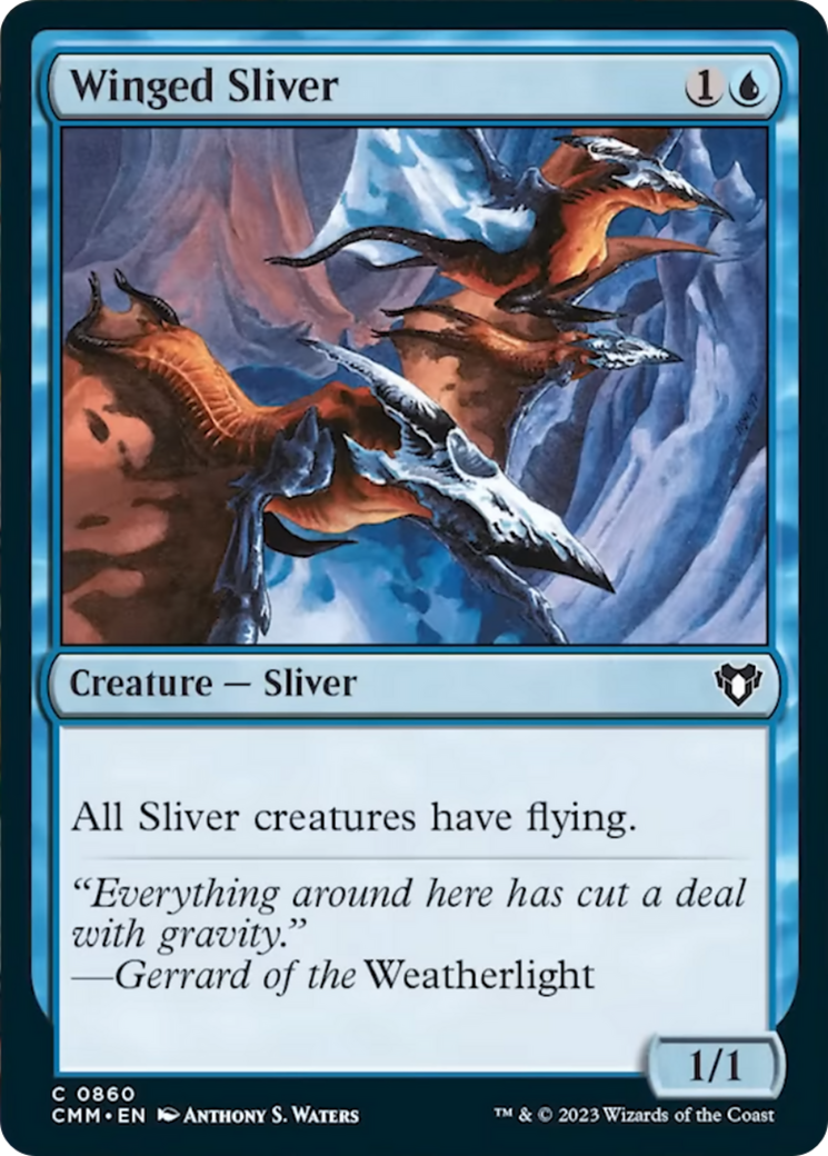 Winged Sliver Card Image