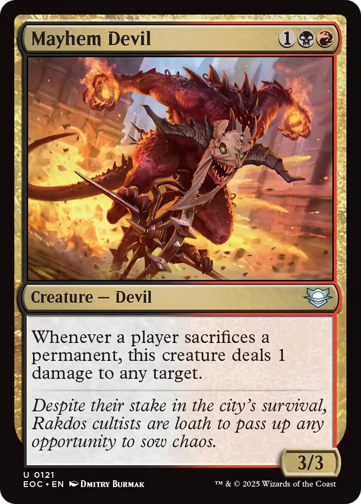 Mayhem Devil Card Image