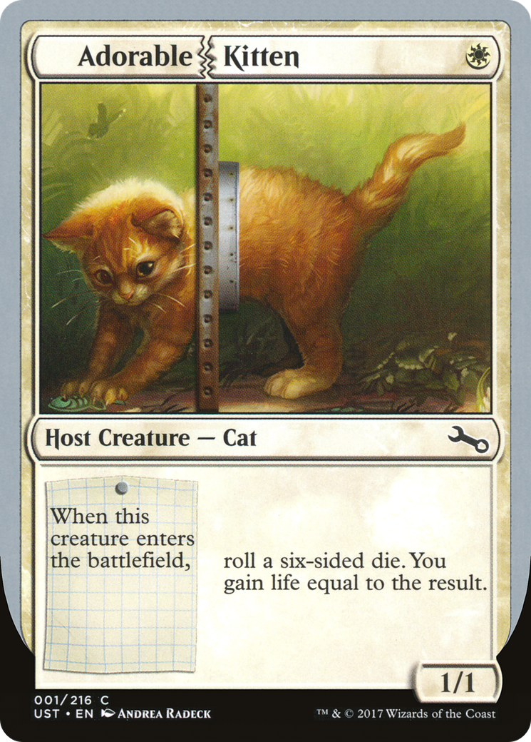 Adorable Kitten Card Image