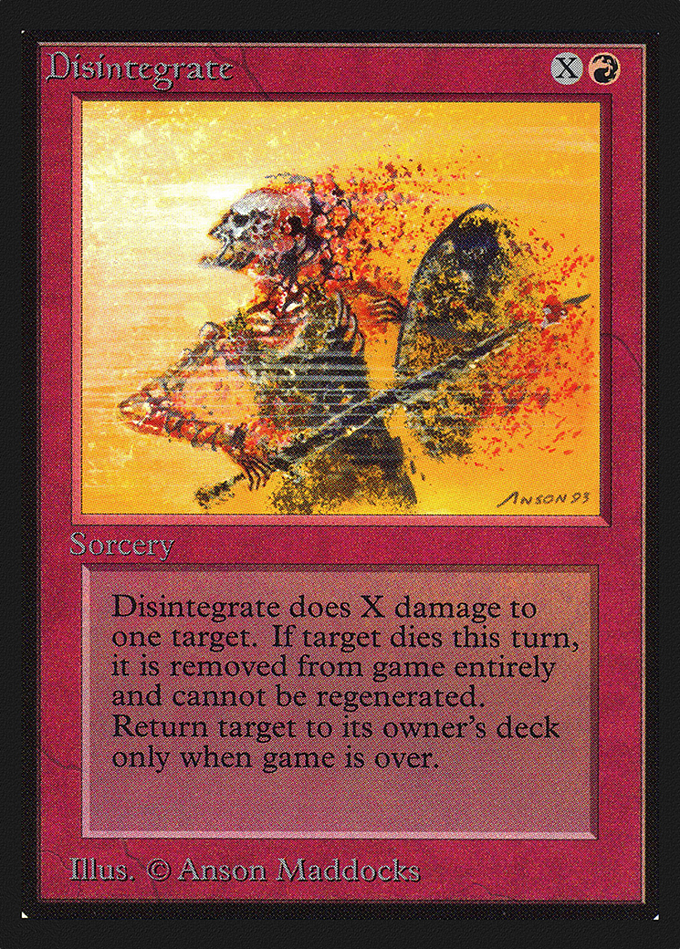 Disintegrate Card Image