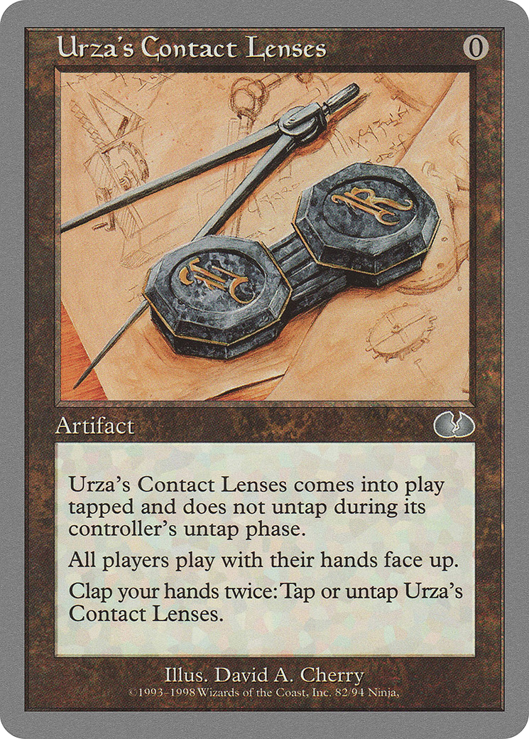 Urza's Contact Lenses Card Image
