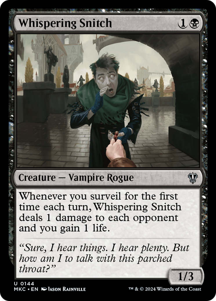 Whispering Snitch Card Image