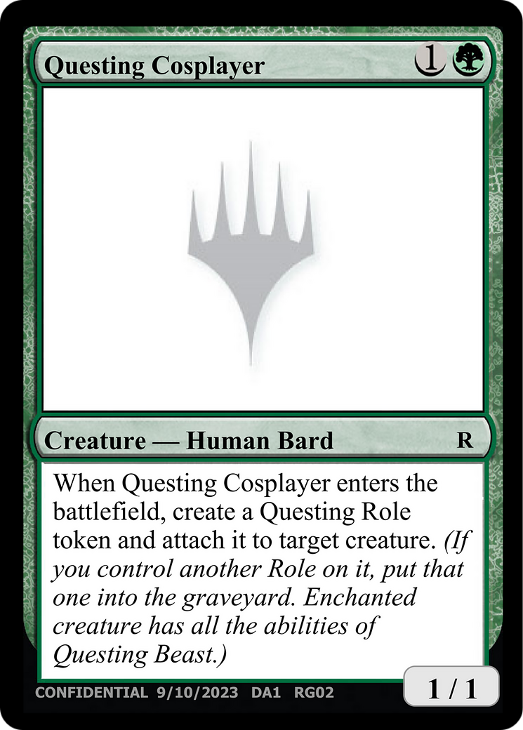 Questing Cosplayer Card Image