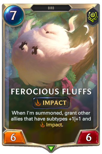 Ferocious Fluffs Card Image