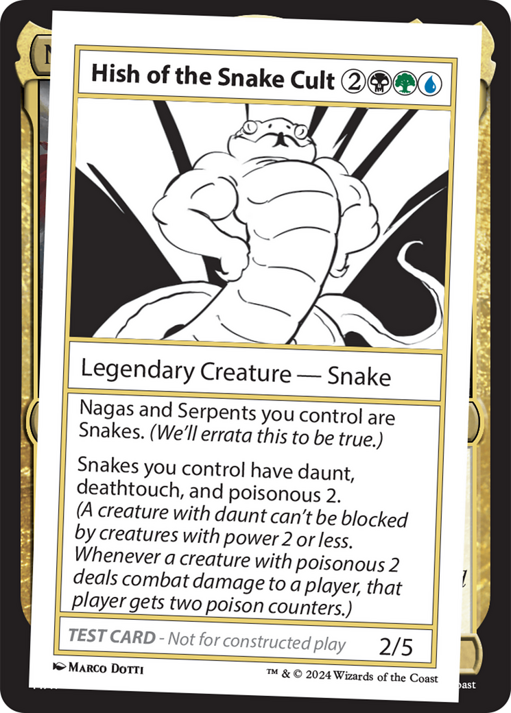 Hish of the Snake Cult Card Image