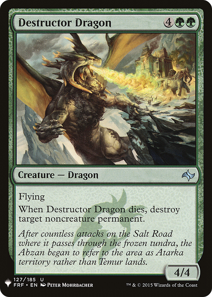 Destructor Dragon Card Image