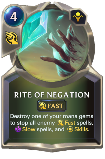 Rite of Negation Card Image