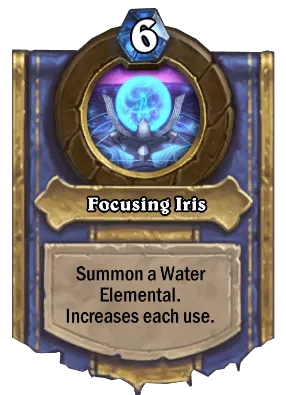 Focusing Iris Card Image