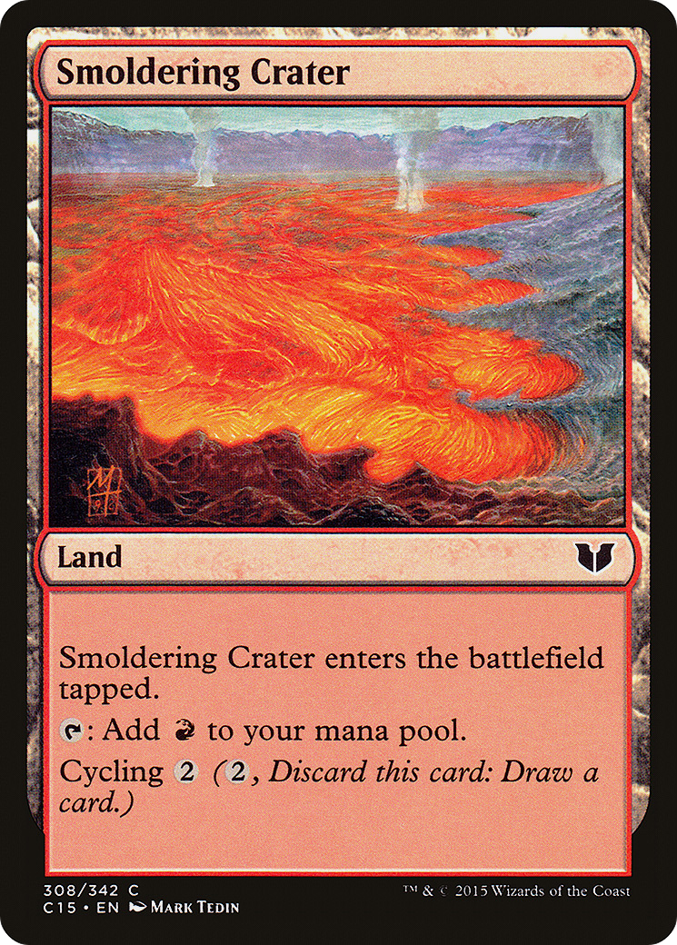 Smoldering Crater Card Image