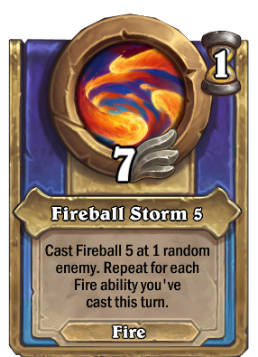 Fireball Storm {0} Card Image