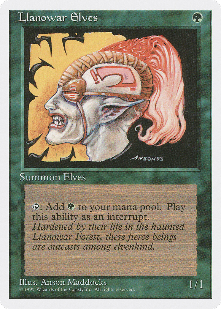 Llanowar Elves Card Image