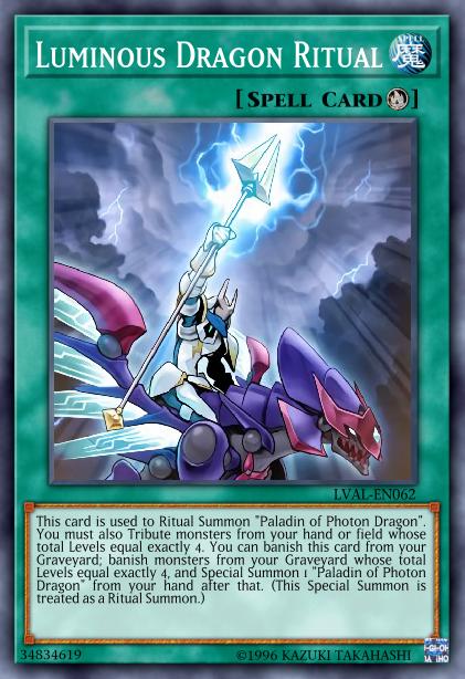 Luminous Dragon Ritual Card Image