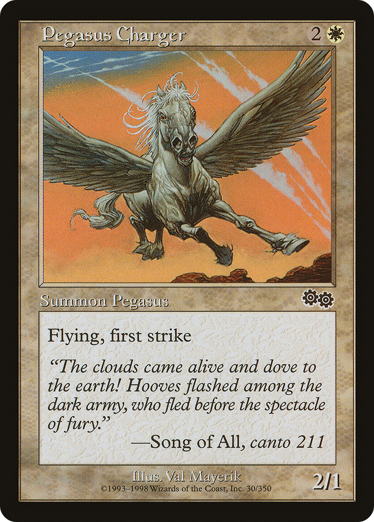 Pegasus Charger Card Image