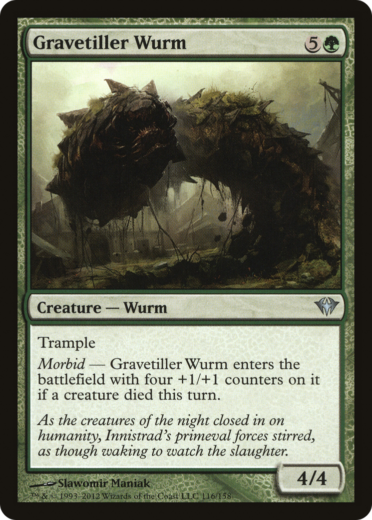 Gravetiller Wurm Card Image