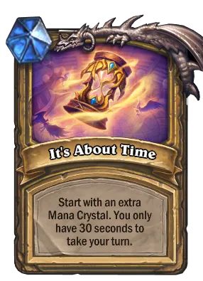 It's About Time Card Image