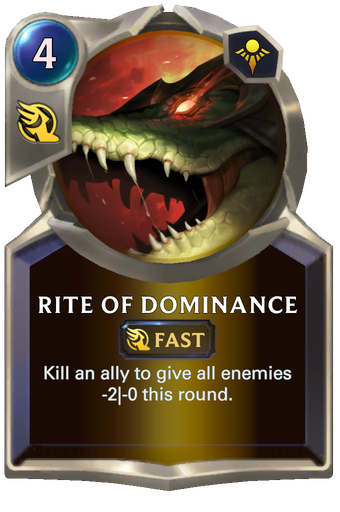 Rite of Dominance Card Image
