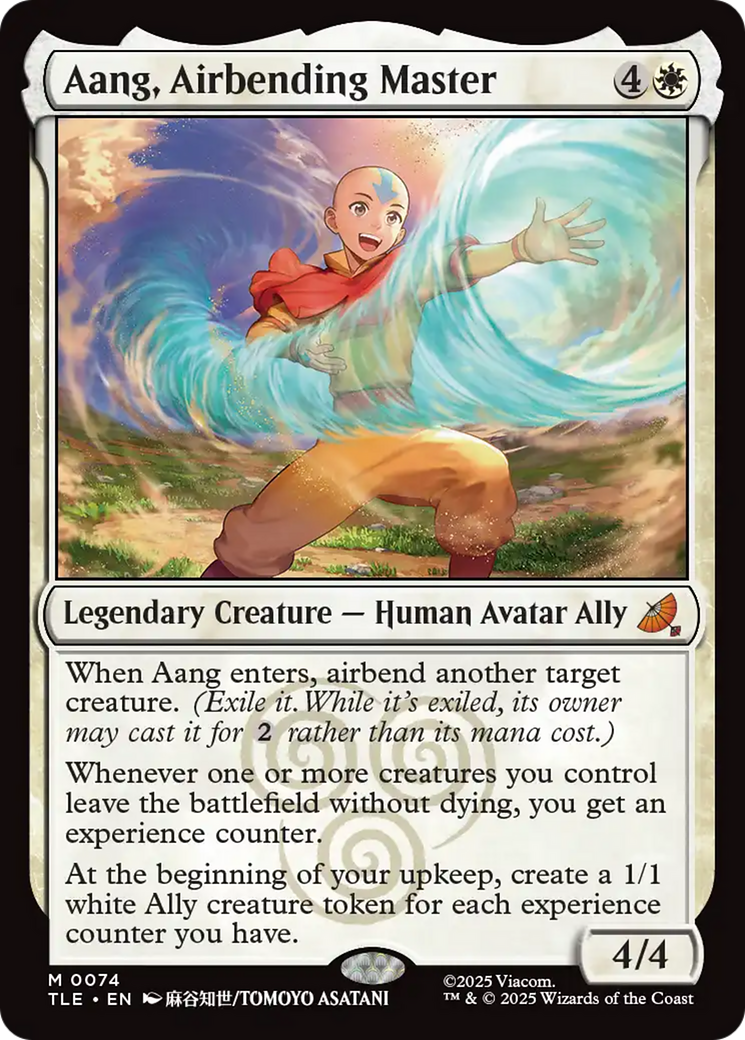 Aang, Airbending Master Card Image
