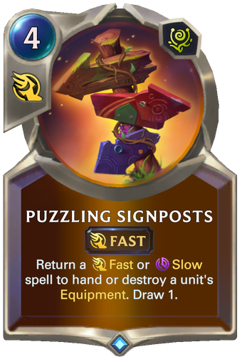 Puzzling Signposts Card Image