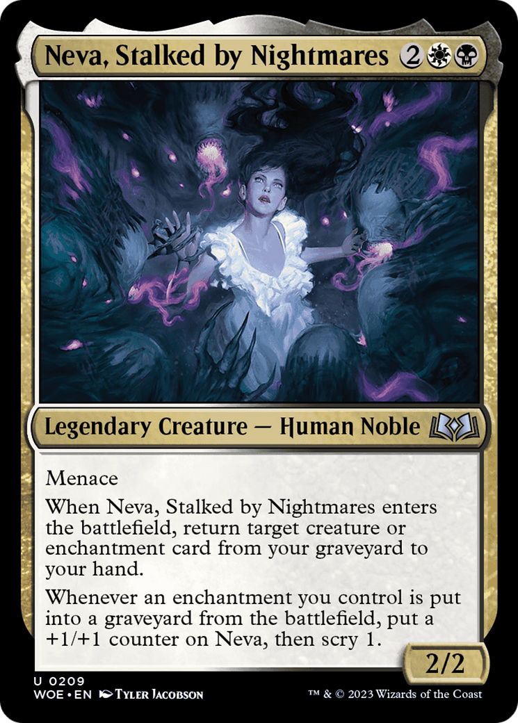 Neva, Stalked by Nightmares Card Image