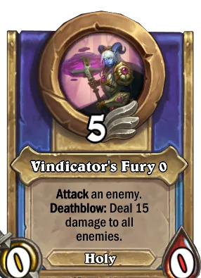 Vindicator's Fury {0} Card Image