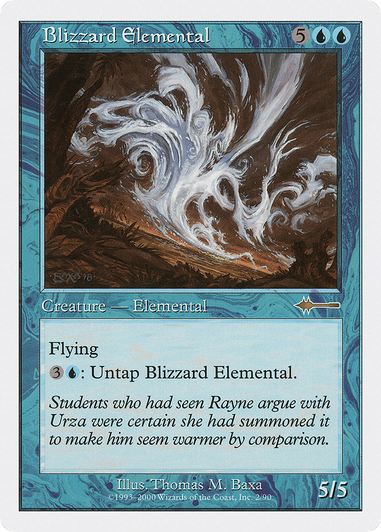 Blizzard Elemental Card Image