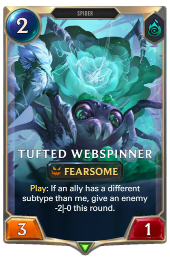 Tufted Webspinner Card Image