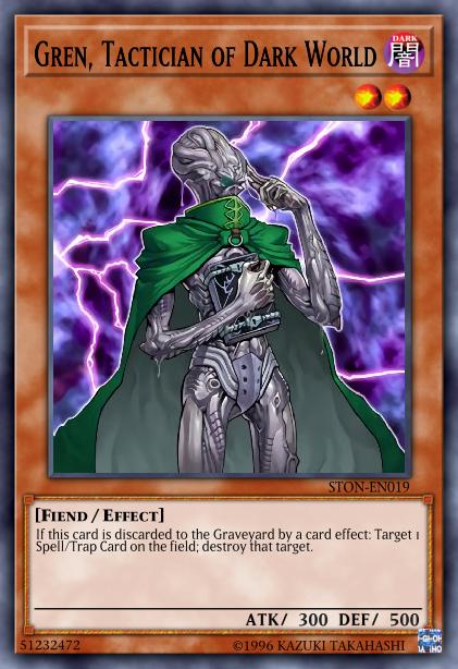 Gren, Tactician of Dark World Card Image