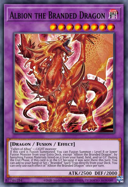 Albion the Branded Dragon Card Image