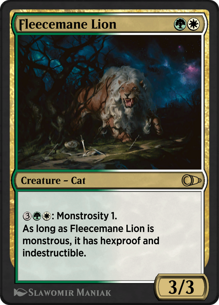 Fleecemane Lion Card Image