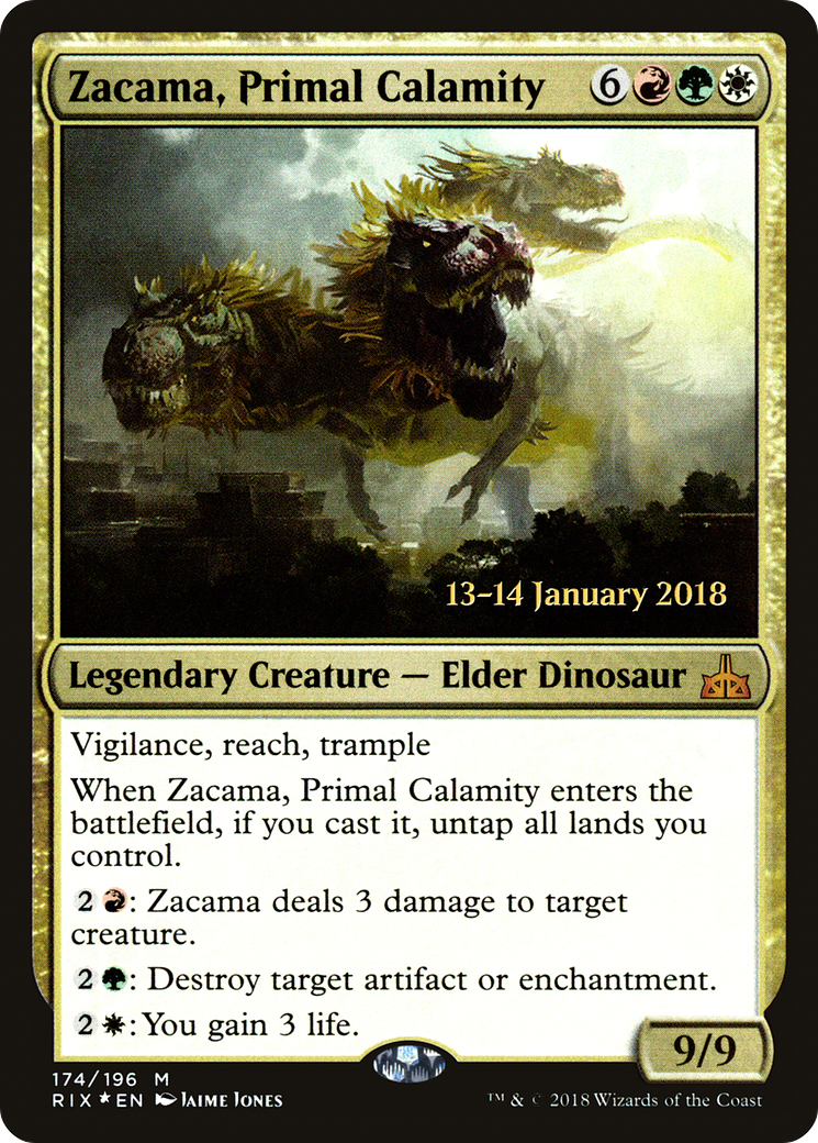 Zacama, Primal Calamity Card Image